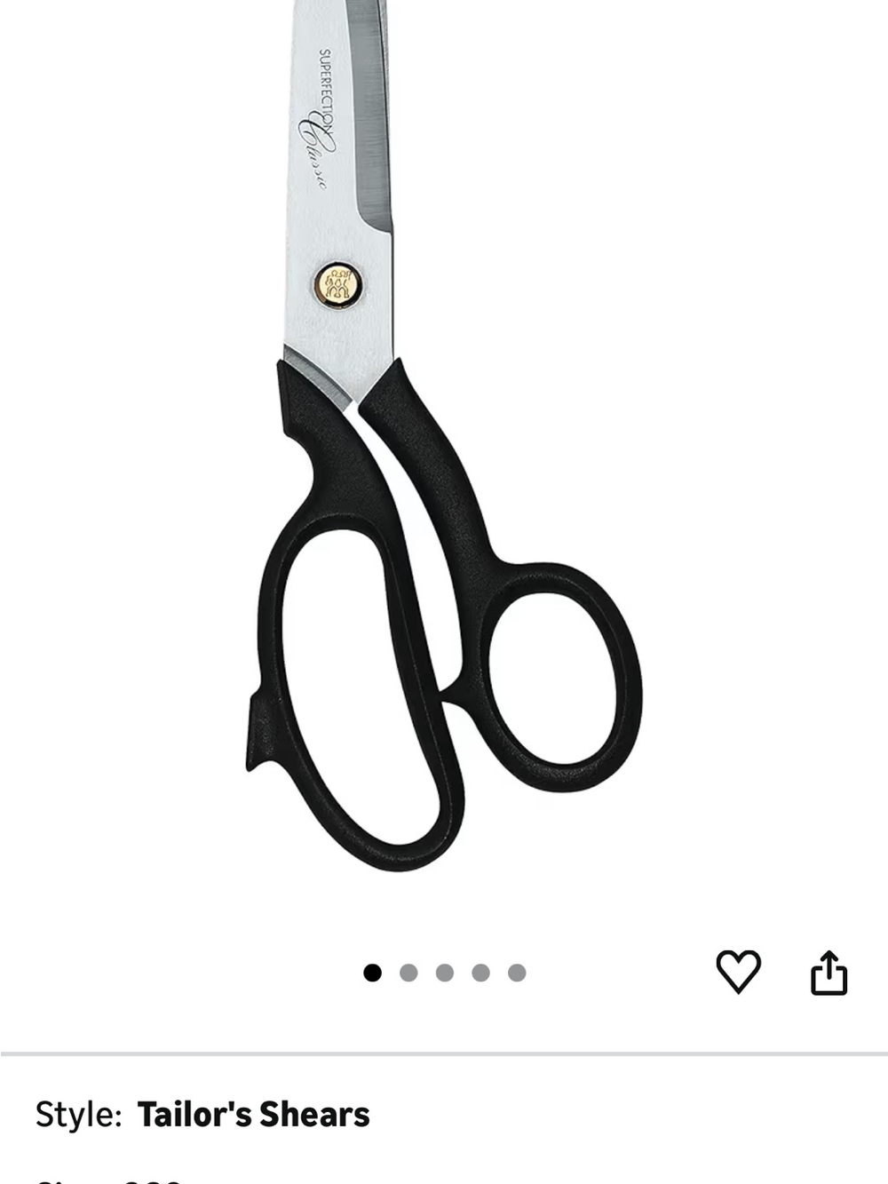 JA Henckels Stainless Steel Kitchen Shears with Black Handles - Picture 2 of 4